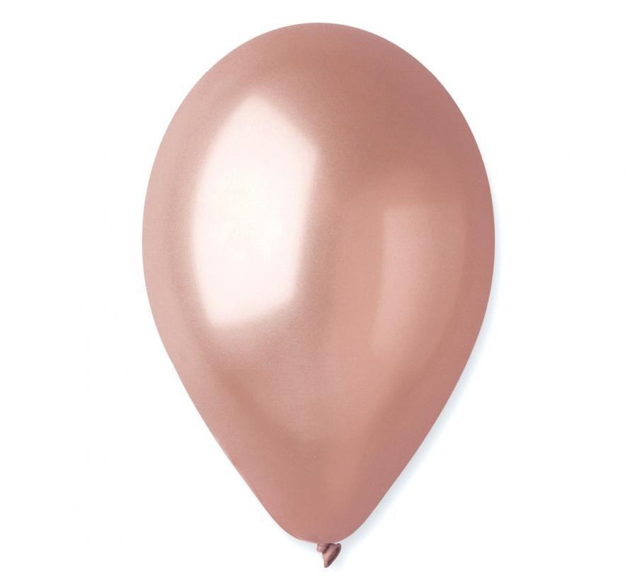 Latexový balón metalický Gemar 27cm - staroružový