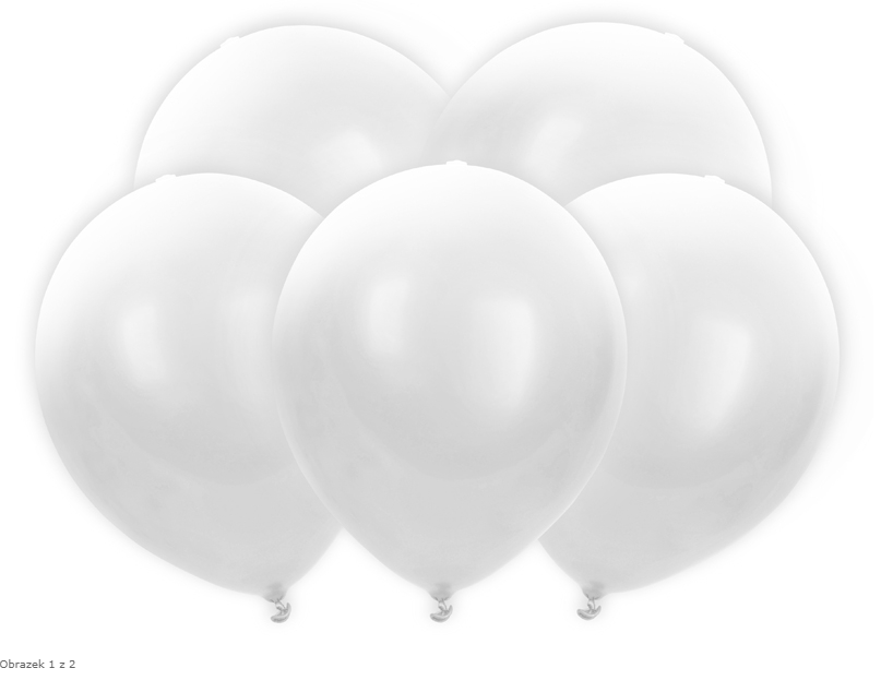 LED Balón svietiaci 30cm - Biely s plnením 1ks