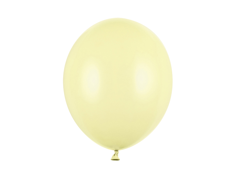 Latexový balón pastelový 30cm - žltý svetlý