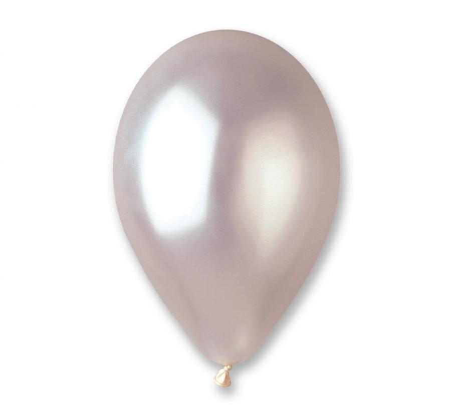 Latexový balón metalický Gemar 30cm - Perlový