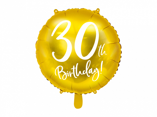 Narodeninový balónik - 30th Birthday