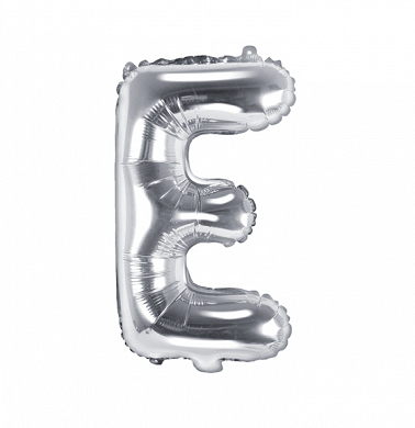 Fóliový balón v tvare písmena - E