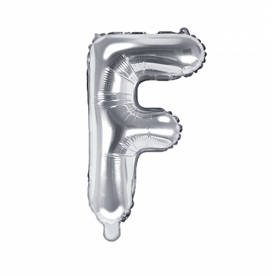 Fóliový balón v tvare písmena - F