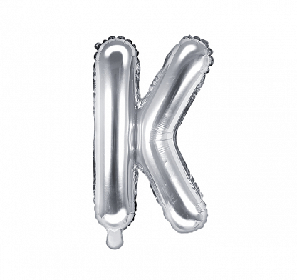 Fóliový balón v tvare písmena - K