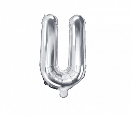 Fóliový balón v tvare písmena - U