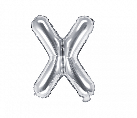 Fóliový balón v tvare písmena - X