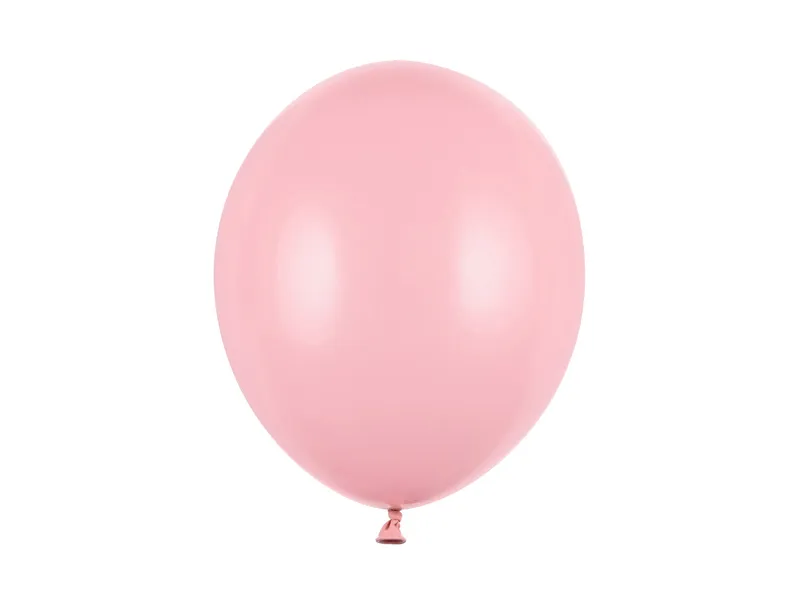 Latexový balón pastelový 27cm - ružový - baby ružová