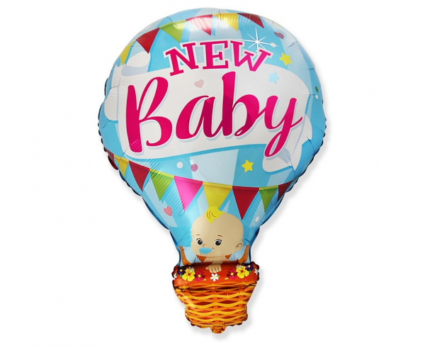 Balón fóliový - bábätko v balóne chlapček 61cm