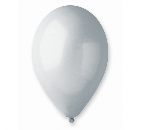 Latexový balón pastelový Gemar 30cm - sivý