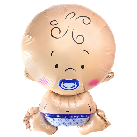 Balón fóliový - Bábätko chlapček 74 cm