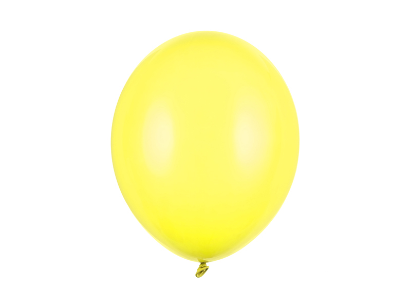 Latexový balón pastelový 30cm - žltý