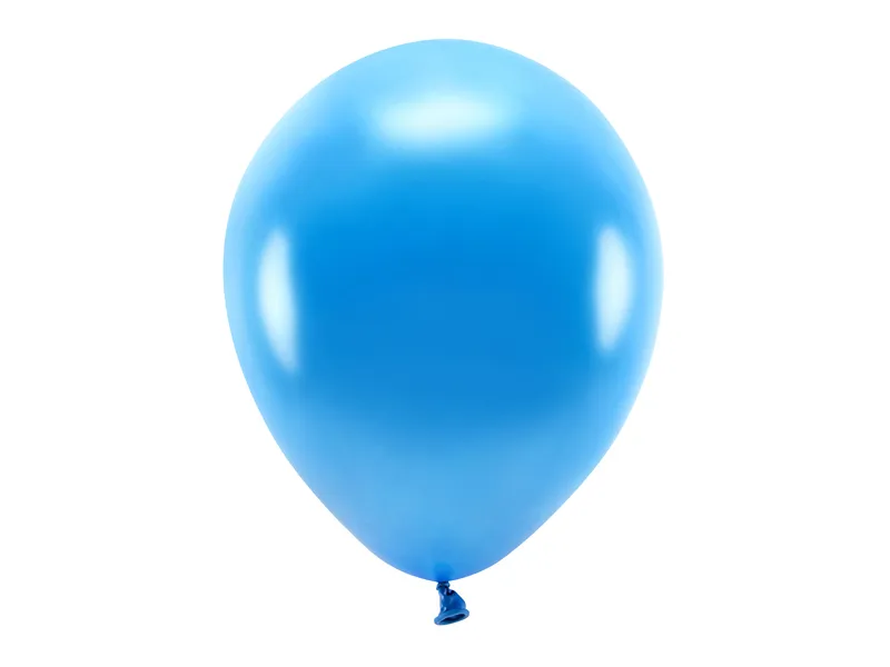 Latexový balón metalický 26cm - modrý 