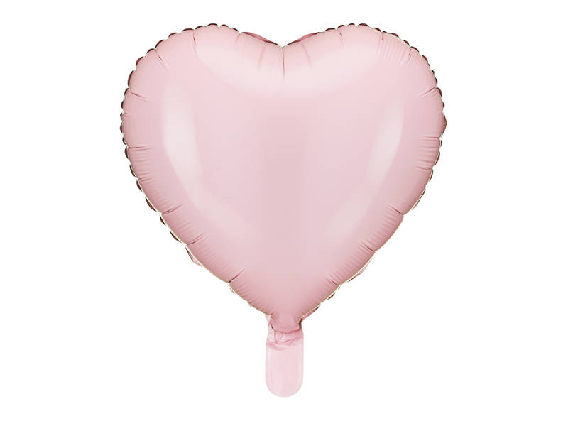 Fóliový balón srdce - ružová svetlá