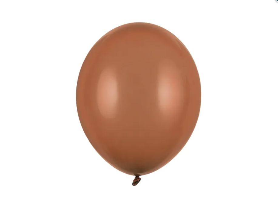 Latexový balón pastelový 30cm - hnedý mocca