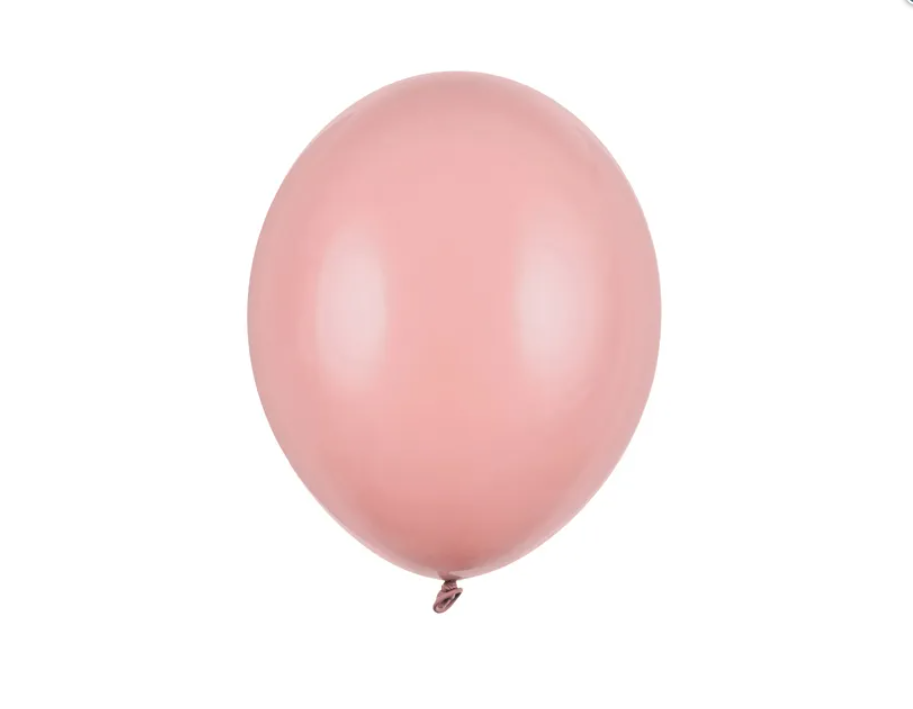 Latexový balón pastelový 30cm - ružový - staroružový tmavý