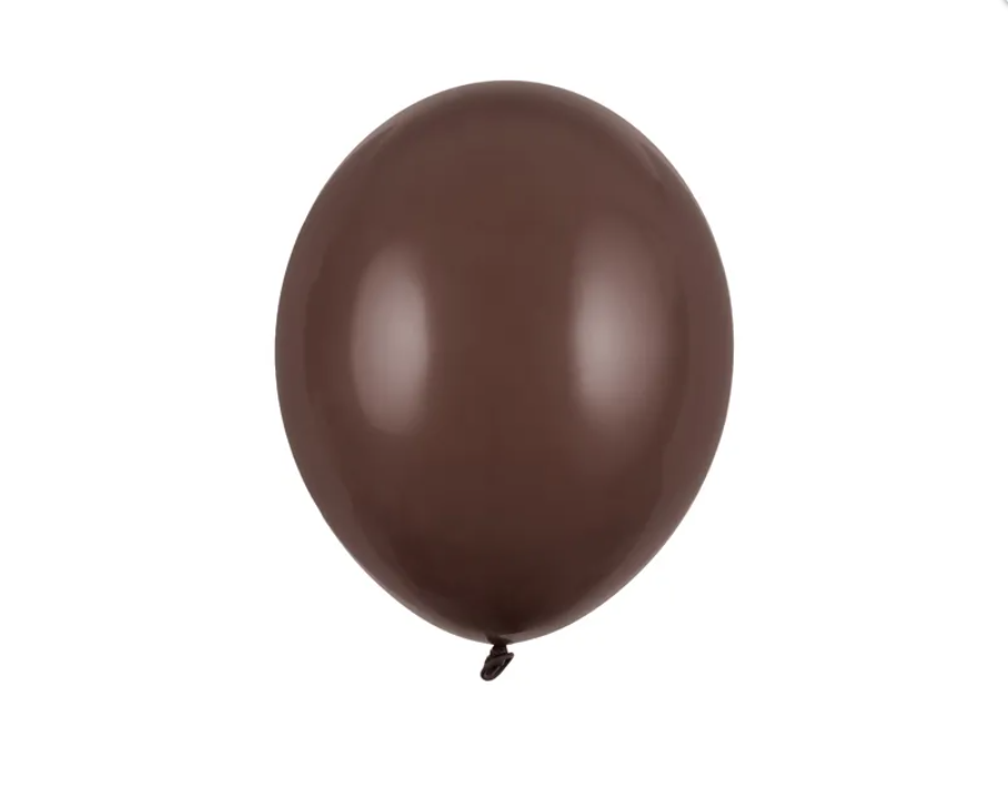 Latexový balón pastelový 30cm - hnedý kakaový