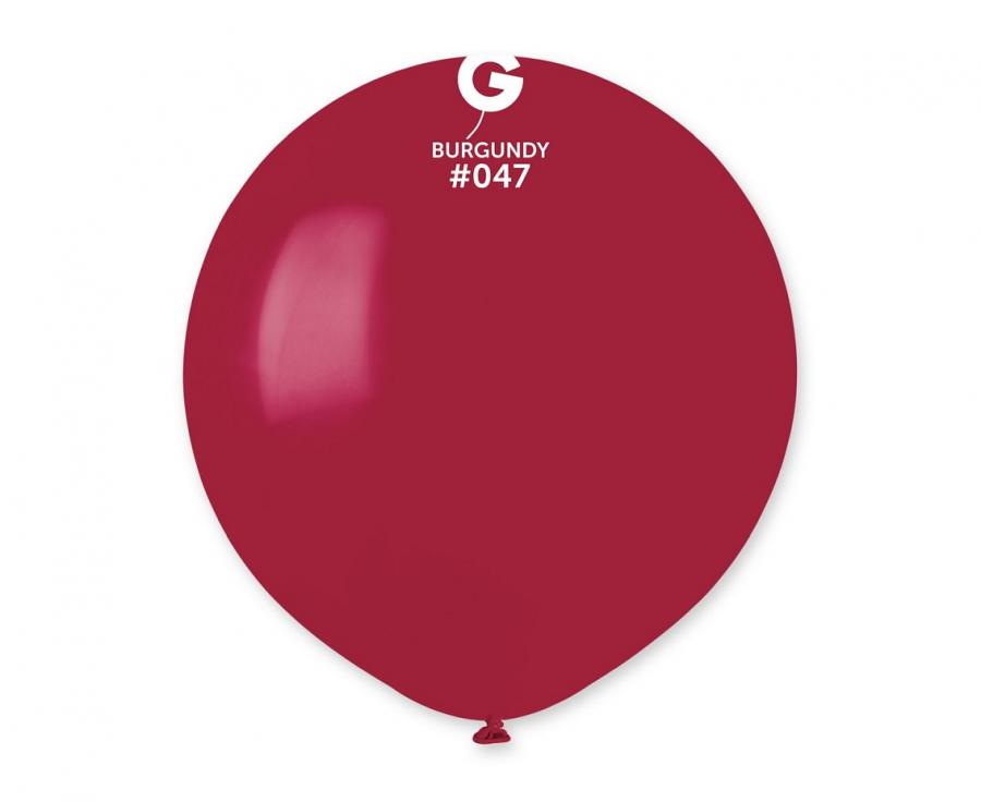 Latexový balón pastelový 48cm - bordový