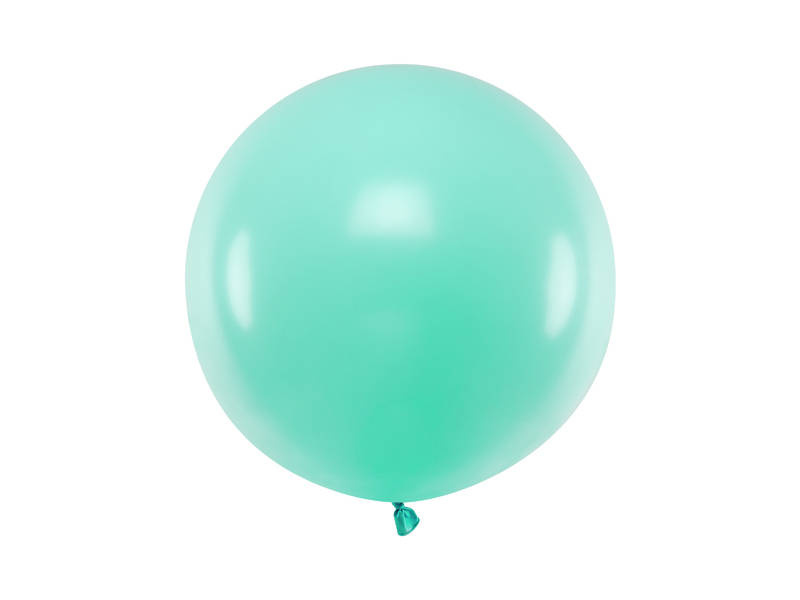 Latexový balón pastelový 60cm - zelený mentolový svetlý