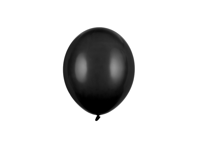 Latexový balón pastelový 12cm - čierny