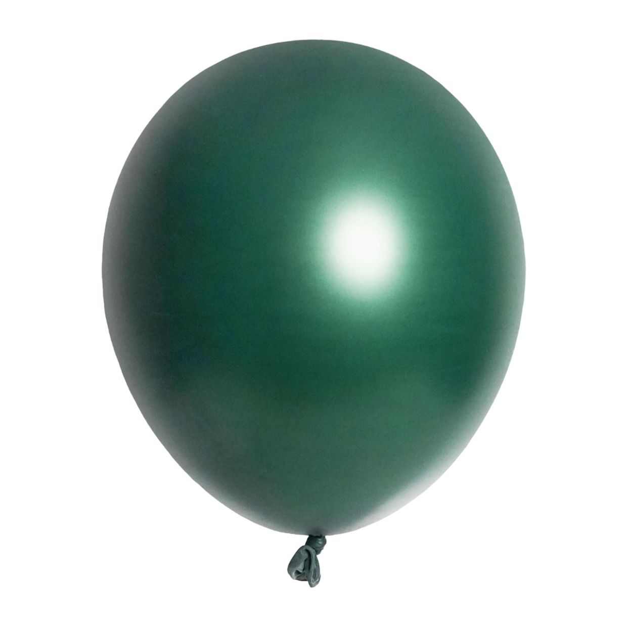 Latexový balón metalický 30cm - zelený tmavý