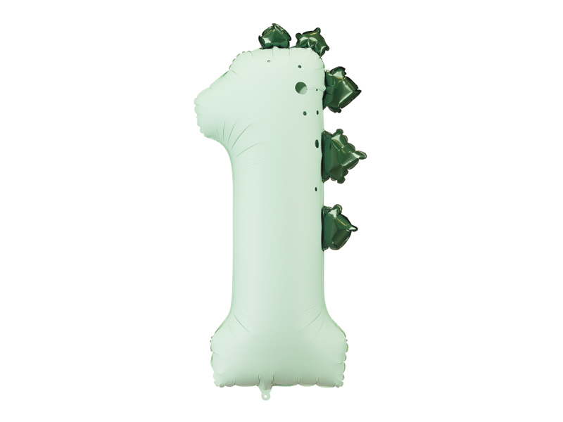 Fóliový balón s číslom 1 - Dino 92cm