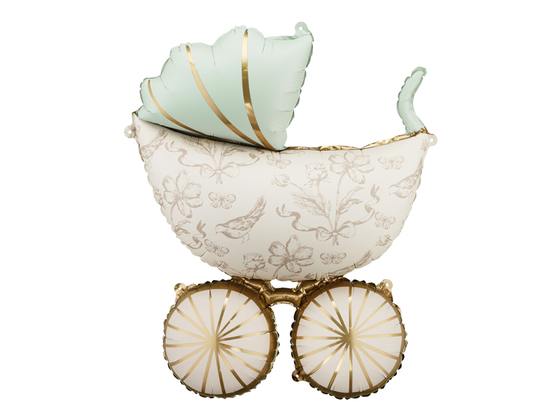 Fóliový balón Kočík – 67 × 96 cm baby shower / uvítanie bábätka