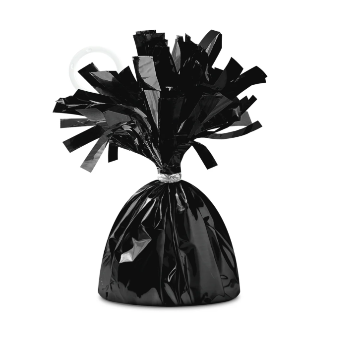Závažie na balóny čierne lesklé – 12 cm / 140 g
