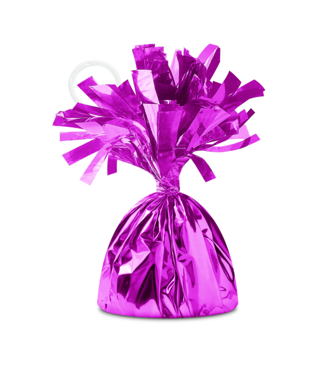 Závažie na balóny tmavoružové – 12 cm / 140 g