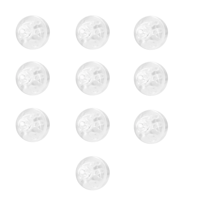 LED svetielka do balónov – biele, 10 ks