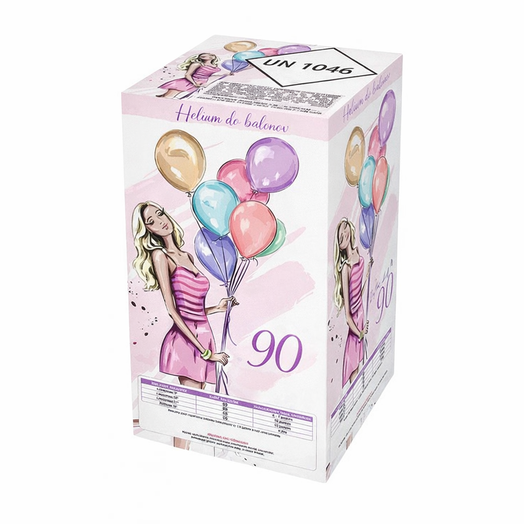 Hélium do balónov 90 