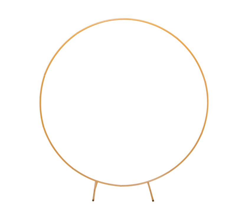 Stojan, konštrukcia na balóny kruh 200 cm zlatý