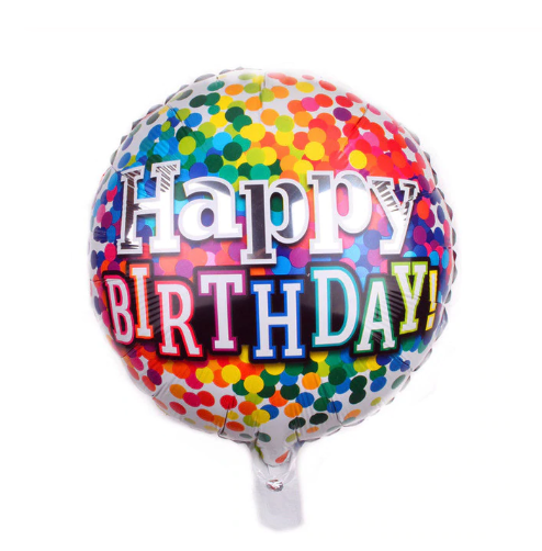 Narodeninový balónik 3 - happy birthday
