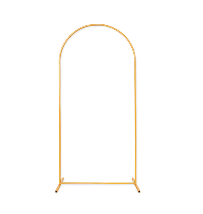 Stojan na balóny oblúk 220 cm zlatý