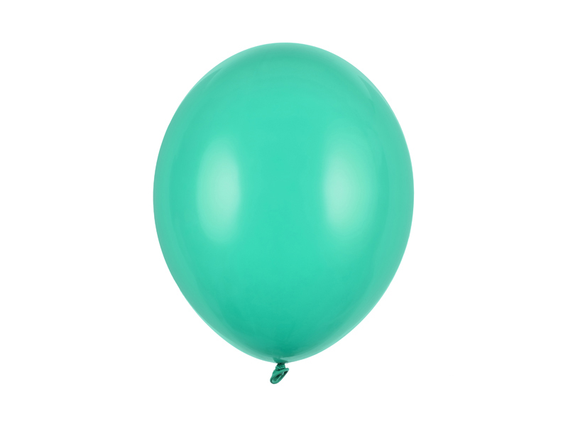 Latexový balón pastelový 27cm - zelený - aquamarínový