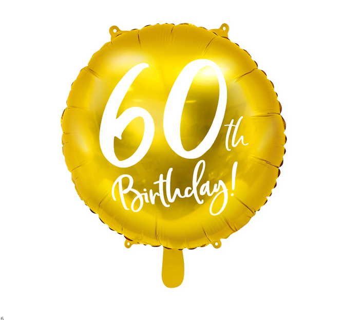 Narodeninový balónik - 60th Birthday