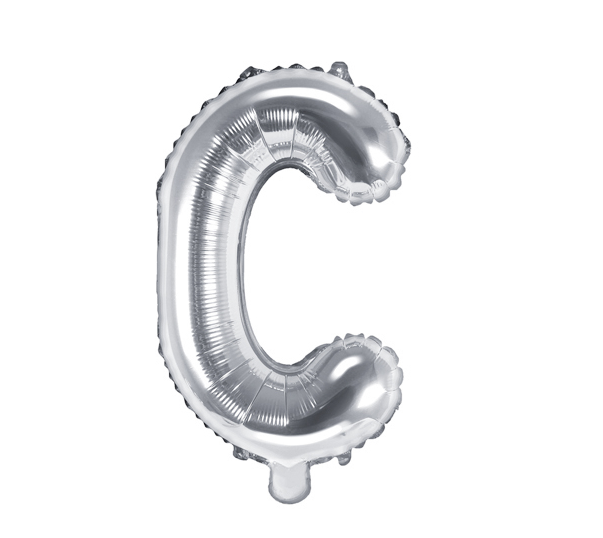 Fóliový balón v tvare písmena - C