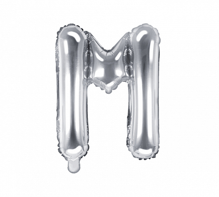 Fóliový balón v tvare písmena - M