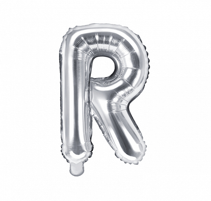 Fóliový balón v tvare písmena - R