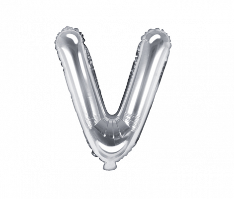Fóliový balón v tvare písmena - V