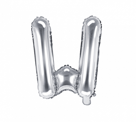 Fóliový balón v tvare písmena - W