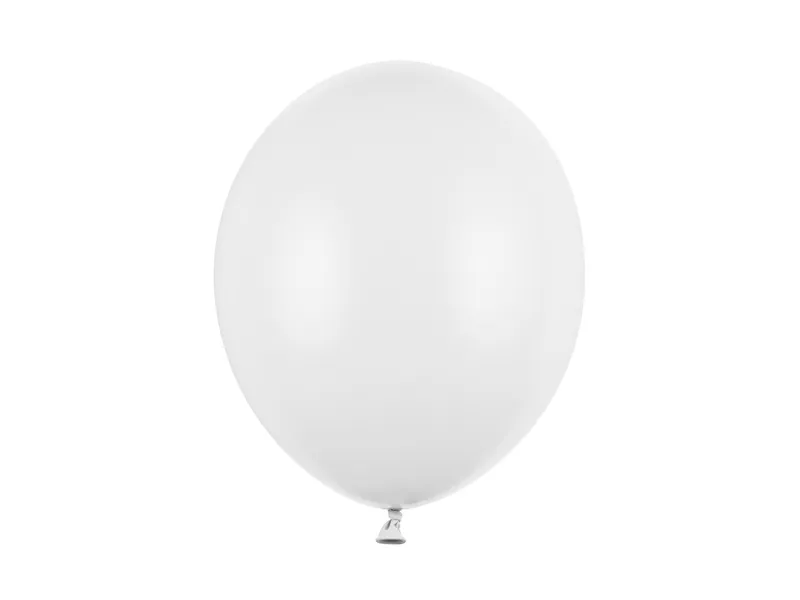 Latexový balón pastelový 30cm - Biely