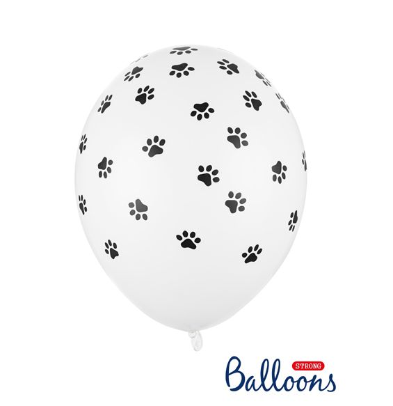 Latexový balón 30cm - Labky 1ks