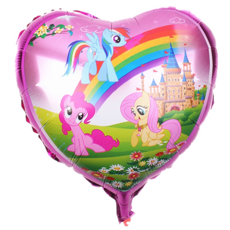 Balón fóliový -  My Little Ponny srdce 45cm
