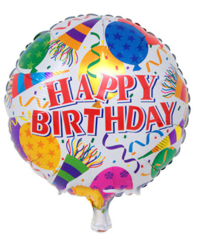 Narodeninový balónik 7 - happy birthday