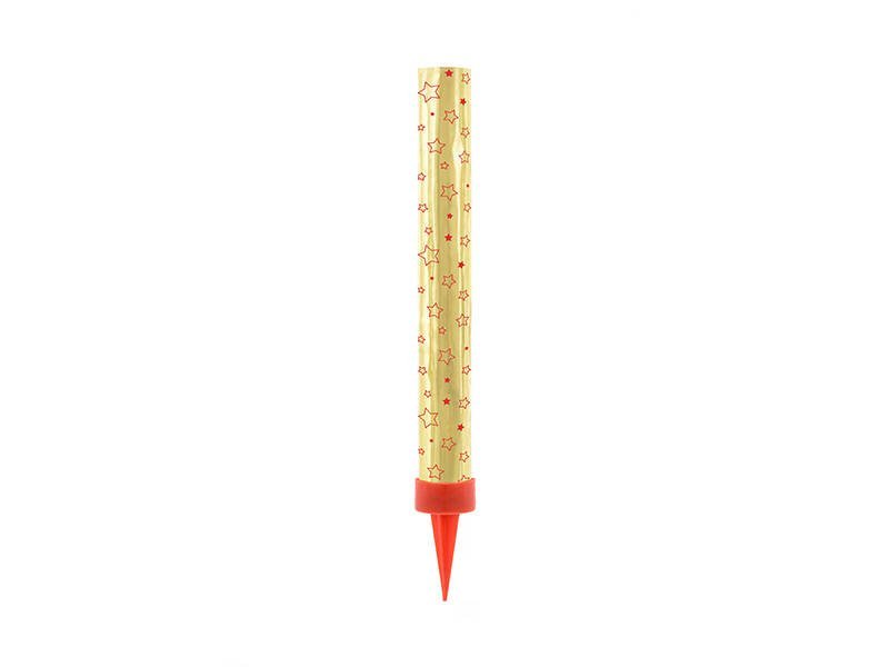 Fontána na tortu 12cm - Zlatá